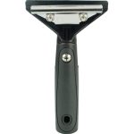 Ettore Super Channel Squeegee Handle rear view with quick-release handle grip and metal channel connection