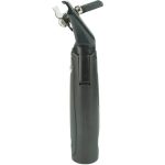 Ettore Super Channel Squeegee Handle side view with quick-release handle grip and metal channel connection