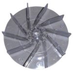 Eureka Lexan Fan close-up with fan blades and center mounting hole