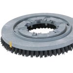 EZ Snap Black Rotary Brush top view with black rotary brush bristles and center hub