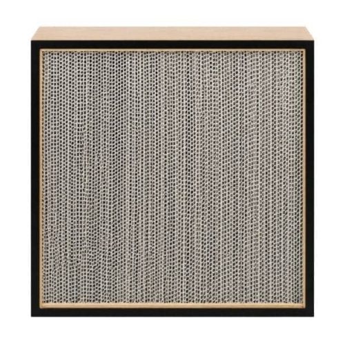 Front view Gasket Sealed Wood HEPA Filter wood frame and pleated filter media