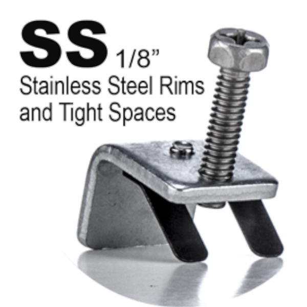 GoClips SS undermount sink clip for 1/8 inch rims