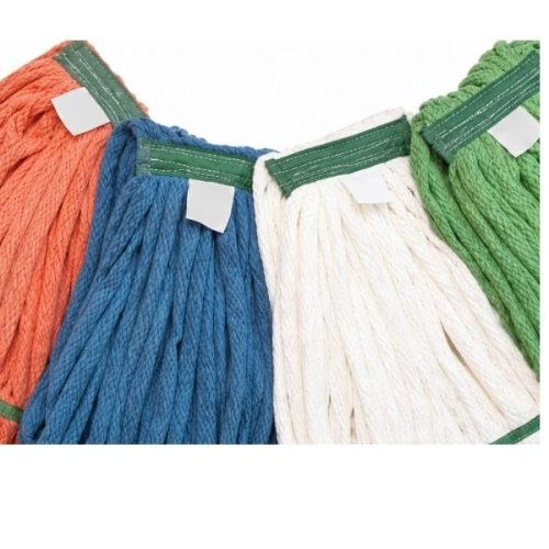 Golden Star Microfiber Mop Orange close-up with microfiber strands