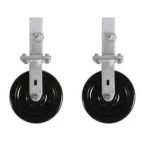 Groves rigid industrial caster for heavy-duty glass handling and rolling racks