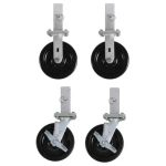 Groves SRCK-5 heavy-duty caster kit for industrial rolling racks