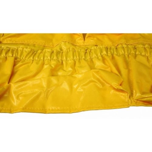 Impact Caddy Bag For Round Trash Can gallery 4 with yellow vinyl caddy bag, storage pockets, and trash can attachment