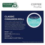 Gallery 3 view K-Cup Coffee Cinnabon Classic Cinnamon Roll 24 Box