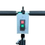Front view Mark-III Dust Buggy handlebar power controls