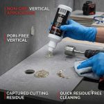 Mechanic Cool GEL 250 in use during porcelain gres drill bit cooling