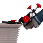 Mechanic SLIDER 2.0 positioned along tile edge for angled cutting