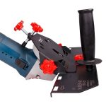 Mechanic SLIDER 2.0 side view installed on angle grinder