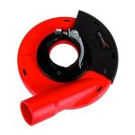Mechanic VORTEX angled view showing dust extraction cover and vacuum outlet
