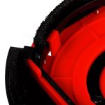Mechanic VORTEX close-up showing universal locking system and grinder adapters