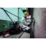 Worker using Metabo ASR 35 AutoCleanPlus All-Purpose Vacuum Cleaner for dust collection