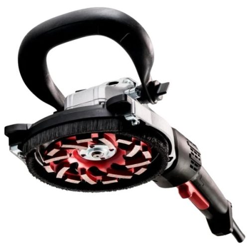 Bottom view Metabo RSEV 19-125 RT Renovation Grinder diamond cup wheel