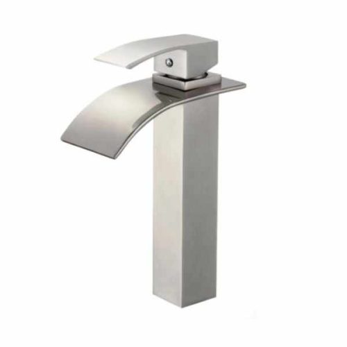 Pelican PL-8136 brushed nickel single hole vessel bathroom faucet