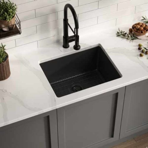 Pelican PL-GMB108 R15 gunmetal black kitchen sink