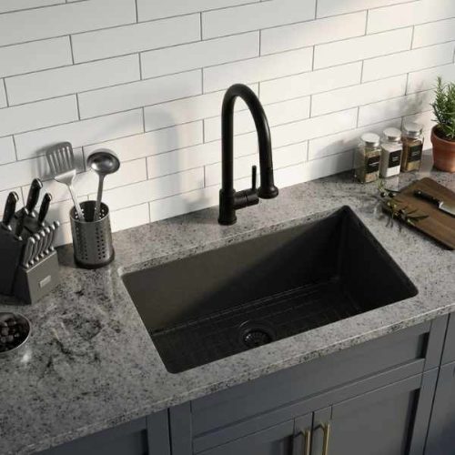 Pelican PL-GMB109 R15 gunmetal black kitchen sink
