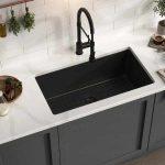 Pelican PL-GMB115 R15 gunmetal black kitchen sink