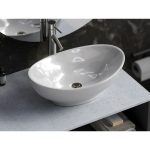 Pelican porcelain vessel sink features and vanity installation information
