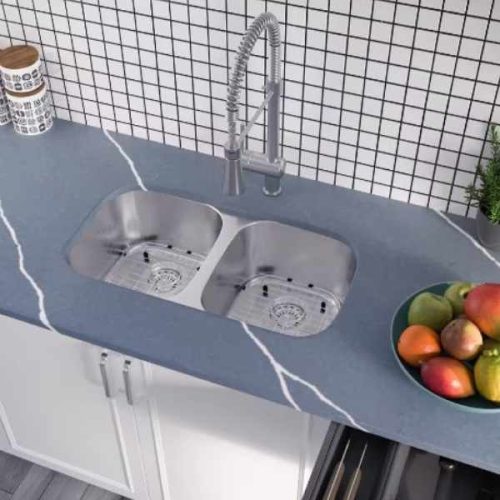Pelican PL-VS4040 stainless steel double bowl undermount kitchen sink