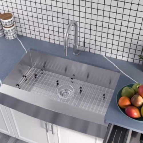 Pelican PL-HA124 R0 stainless steel farmhouse kitchen sink