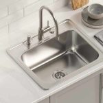 Pelican PL-VT2522 stainless steel single bowl topmount sink with 3 holes