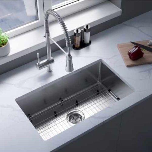 Pelican PL-VR3118 R20 stainless steel undermount kitchen sink