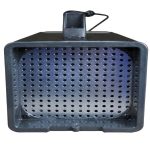 Front view Restorator odor treatment system perforated airflow grille