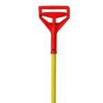 Supreme SR Quick Change Style Mop Stick front view with quick change mop head clamp and handle