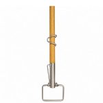 Supreme Sure Grip Style Mop Stick front view with wood mop handle