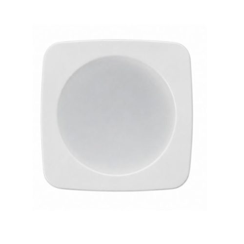 Toilet Bowl Brush Holder gallery 1 with white plastic holder, round base, and restroom brush storage