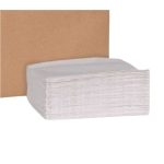 Close-up view Tork 1-Ply White Fullfold Napkins texture