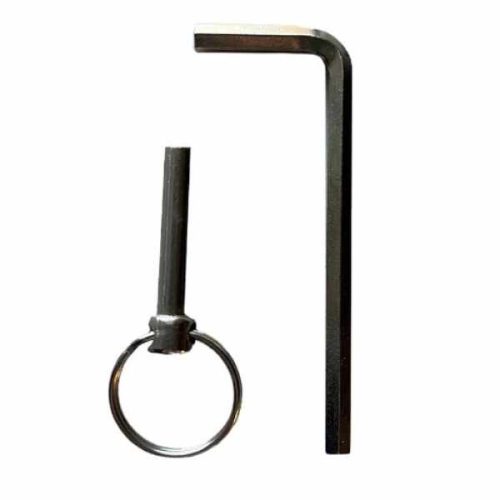 Hex key and locking pin for Tuff Cup Handle Frame