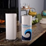 Application view White 2-Ply Kitchen Roll Towels in use