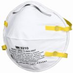 Angled view 3M 8210 N95 Particulate Respirator