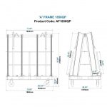 Aardwolf A-Frame 1850QP dimensions diagram measurement labels