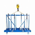 Aardwolf A-Frame 2440QP set up slab storage and handling application