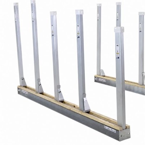 Angled view Aardwolf Bundle Rack Kit Includes 8 Poles 55 High