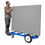 Application view Aardwolf Economy Slab Buggy Single Sided positioned slab transport and handling