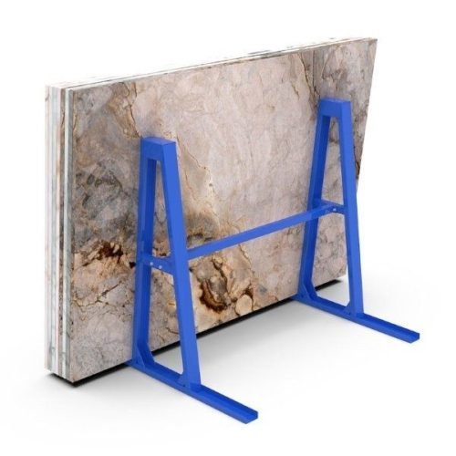 Application view Aardwolf Full Slab A-Frame SAF02-S positioned for slab storage and handling