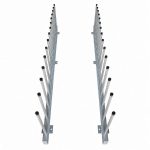 Alternate view Aardwolf Remnant Rack showing rack structure and base rails