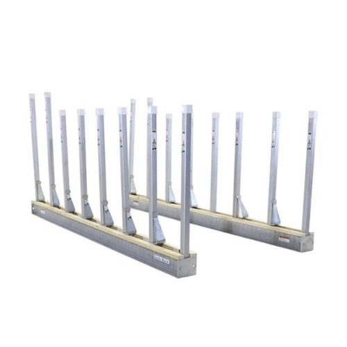 Angled view Aardwolf Slab Rack Kit Includes 16 Poles 47-1/4 High