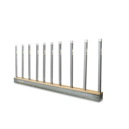 Aardwolf ASR01 galvanized steel slab rack kit with 20 poles for vertical stone slab storage