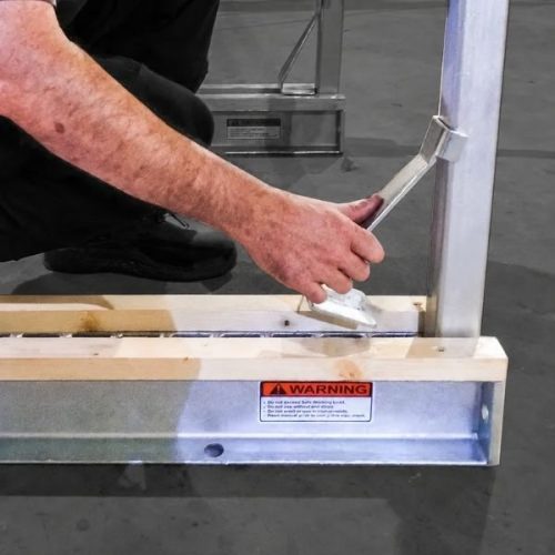 Aardwolf Steel Post Base SPB1214 in use