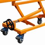 Detail view Abaco Kitchen Processing Table KPT8340 table structure and support components