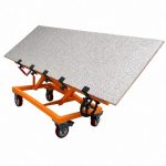 Abaco Kitchen Processing Table KPT8340 in active use during countertop processing