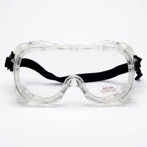 Front view Aegis GS Goggle clear lens and protective frame