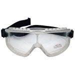 Front view Aegis GSV Goggle clear lens and protective frame