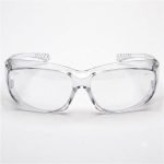 Front view Aegis GSV Goggle clear lens and protective frame